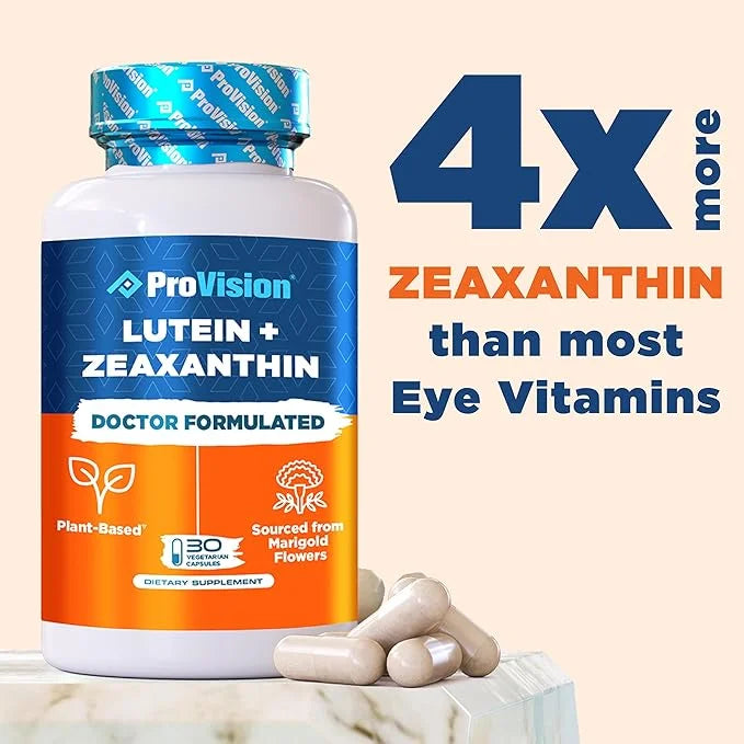 ProVision Lutein & Zeaxanthin Supplements Plant-Based 30 Capsules