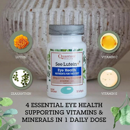Quantum Health See Lutein+, Lutein & 30 Softgels, 30-Day Supply