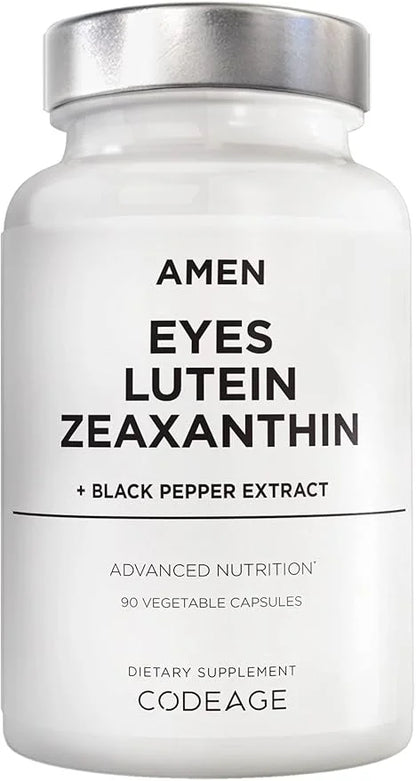 Amen Eyes Lutein Zeaxanthin Supplement 3-Month Supply 90 Capsules