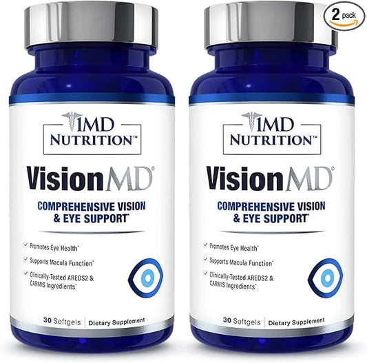 1MD Nutrition VisionMD Eye Vitamin CARMIS 60 Softgels (2-Pack)
