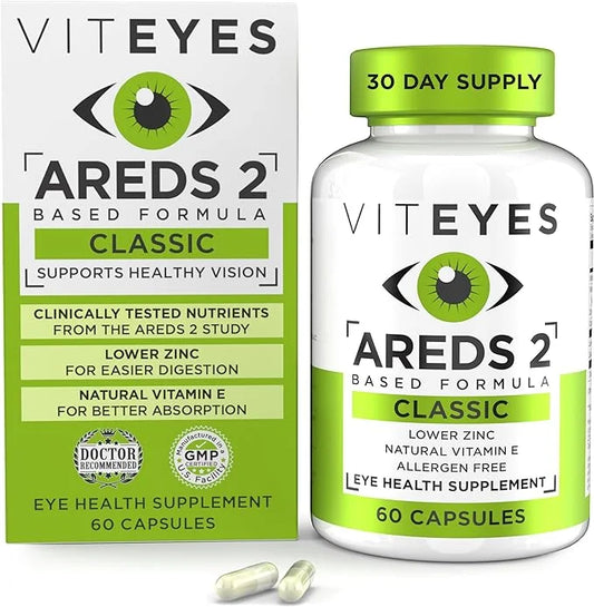 Viteyes AREDS 2 Eye Vitamins, Classic 60 Ct