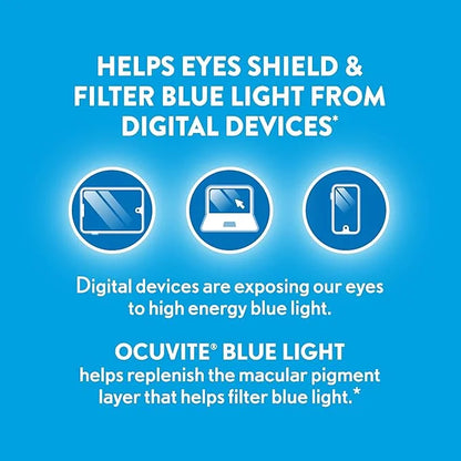 Ocuvite Blue Light Lutein 25mg Lutein 30 Softgels