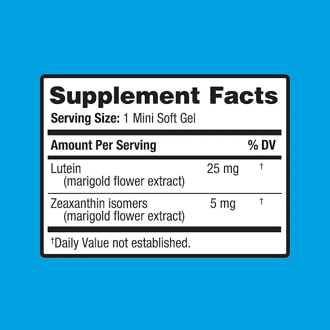 Ocuvite Blue Light Lutein 25mg Lutein 30 Softgels