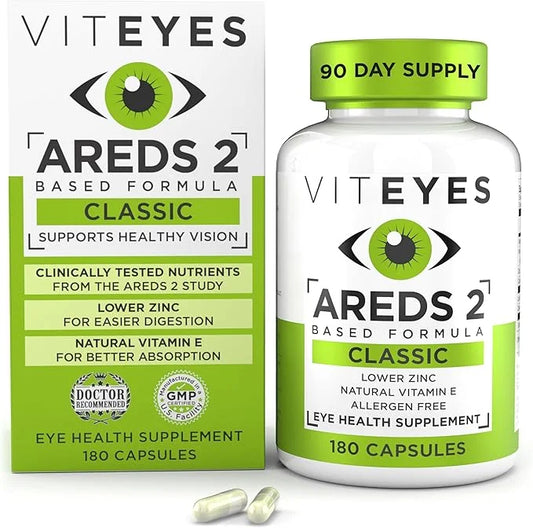 Viteyes AREDS 2 Eye Vitamins, Classic 180 Ct