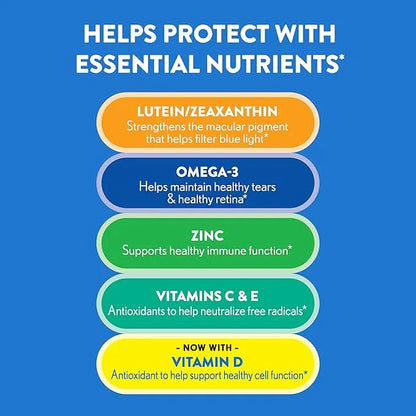 Ocuvite Eye Vitamin & Mineral Supplement, 3, Lutein, 90 Softgels