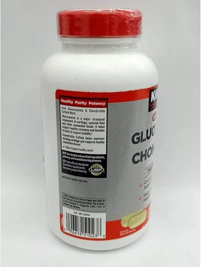 TZWK Kirkland Signature Extra Strength Glucosamine 1500mg/Chondroitin 1200mg 1200mg Sulfate 220 Tablets 2)