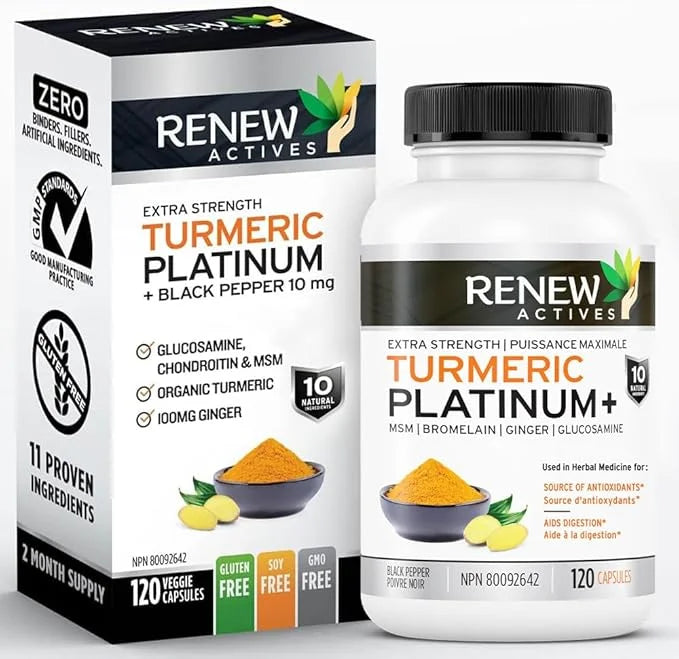 Renew Actives Turmeric Platinum 120 Capsules