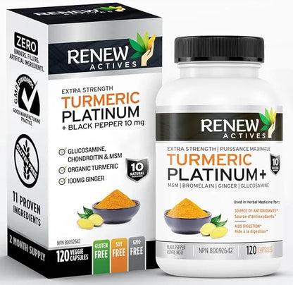 Renew Actives Turmeric Platinum 120 Capsules