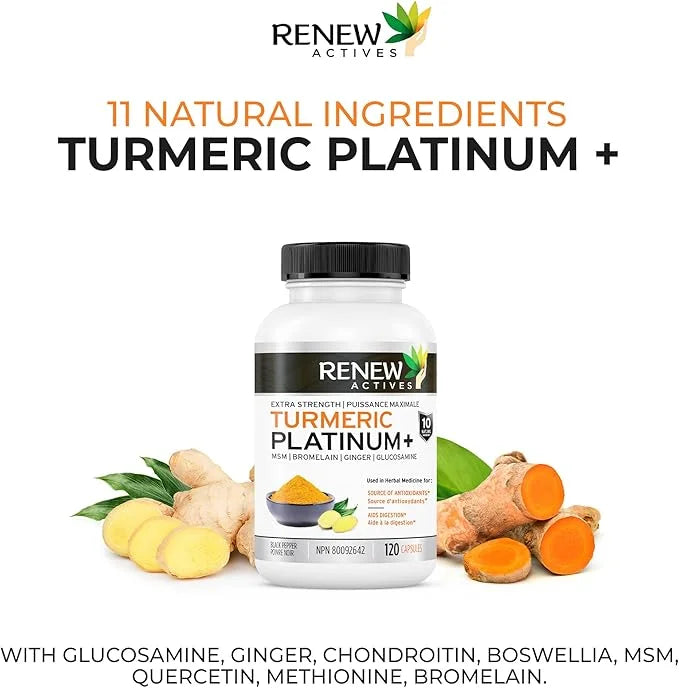 Renew Actives Turmeric Platinum 120 Capsules
