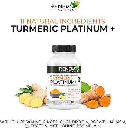 Renew Actives Turmeric Platinum 120 Capsules