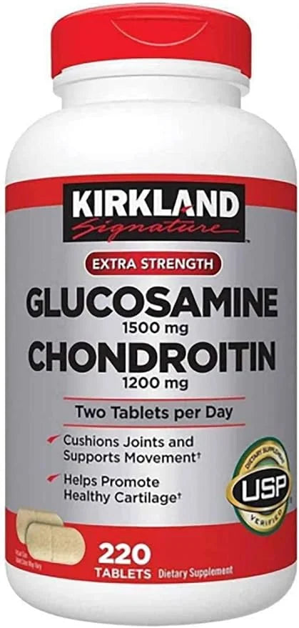 Signature Extra Strength Glucosamine 1500mg/Chondroitin 1200mg Sulfate 220 Tabletss 1)