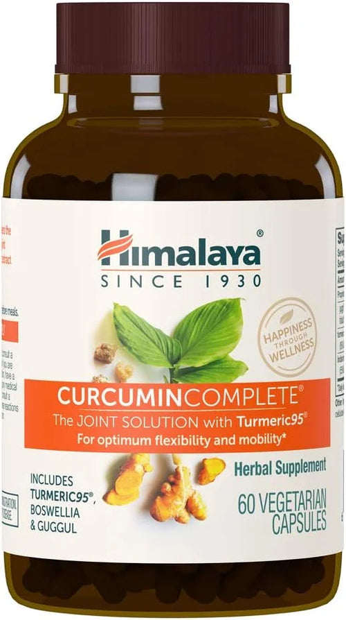 Himalaya Curcumin Complete for Joint Support 372 mg, 60 Capsules, 1 Month