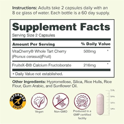 Sur Joint Support FruiteX-B Tart Cherry Capsules (120 Capsules)