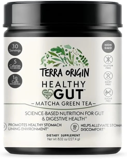 Healthy Gut Matcha Green Tea 30-Servings with