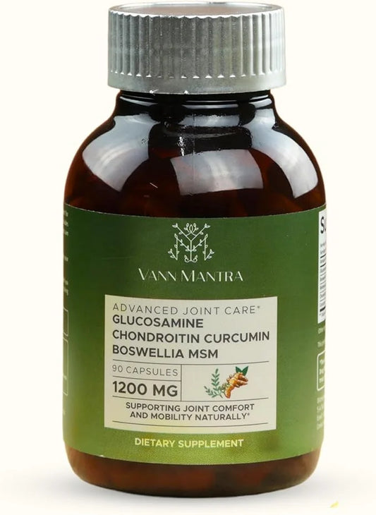 Glucosamine Chondroitin MSM Boswellia Supplement 1200mg Joint 90 Count