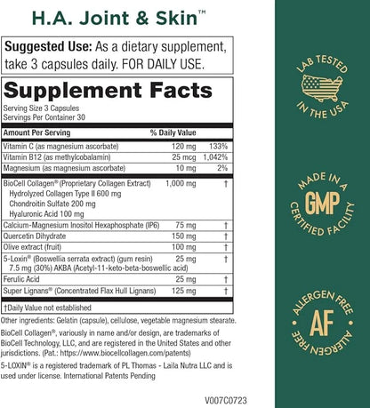 Purity Products H.A. Joint and Skin 5-Loxin - 90 Capsules (1)
