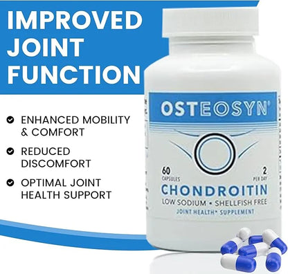 Osteosyn® by Synutra Pure CHONDROITIN Calcium, 30-Day Servings 60 Capsules, 2-Capsule Serving $1.39
