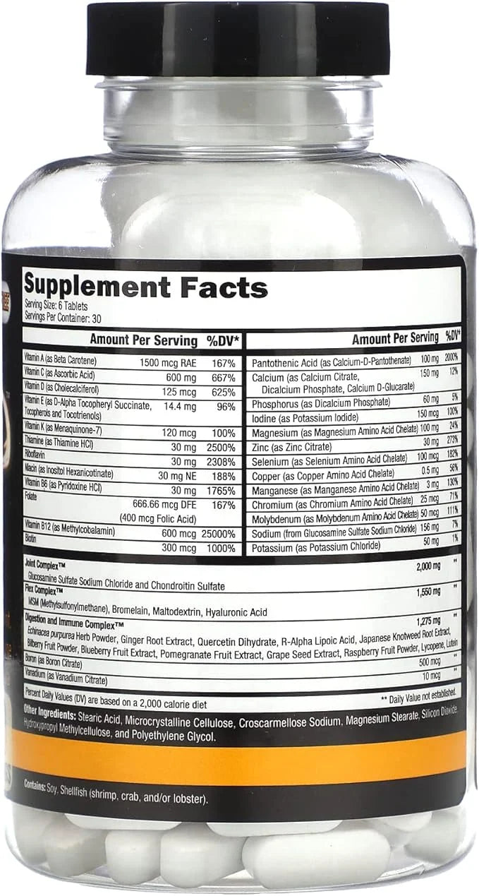 CONTROLLED LABS Orange Triad Daily Multivitamin, 30 serv