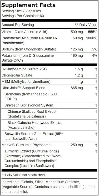 Lindberg Joint Support Supplement 420 Capsules