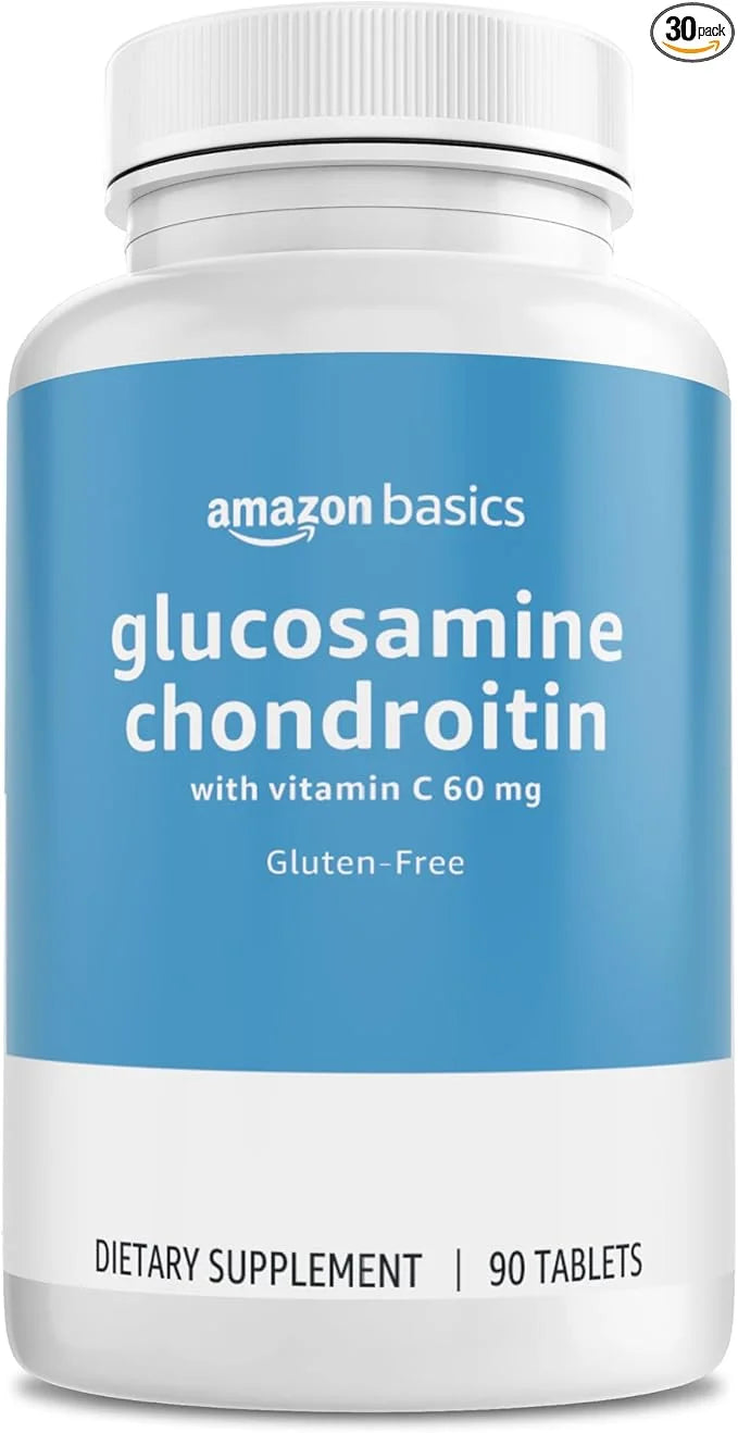 Amazon Basics Glucosamine 1500 mg 60 mg, 90 Tablets (2 per