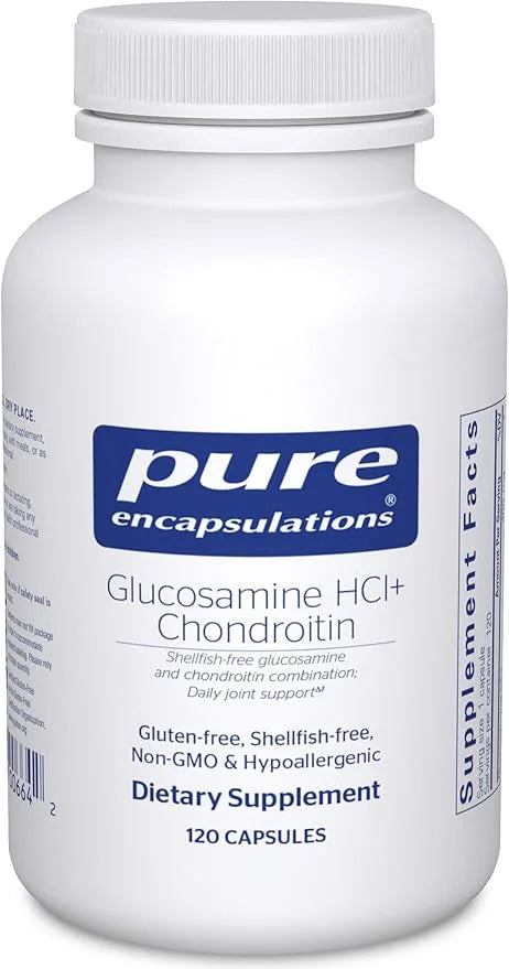 Pure Encapsulations Glucosamine HCl Chondroitin 120 Capsules