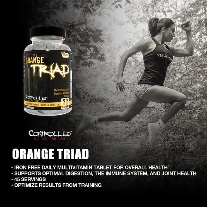 CONTROLLED LABS Orange Triad Daily Multivitamin, 45 serv