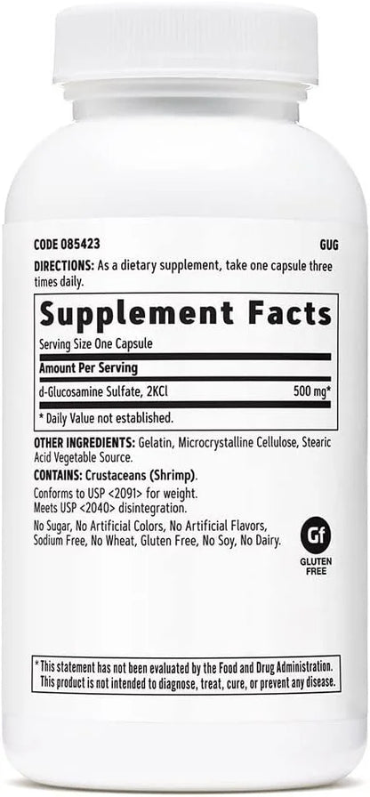 GNC Glucosamine Sulfate 500 mg 90 Capsules (90 Servings)