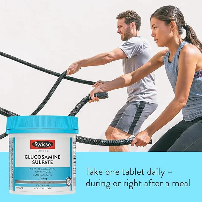 Swisse Glucosamine Sulfate Joint Support Supplement, 1500mg | 180 Tablets