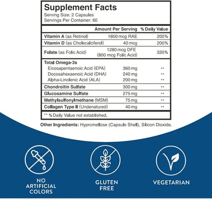 Kenkoderm Multivitamin for Psoriasis, Skin Care 120 Capsules 3, Vitamin 60 Day