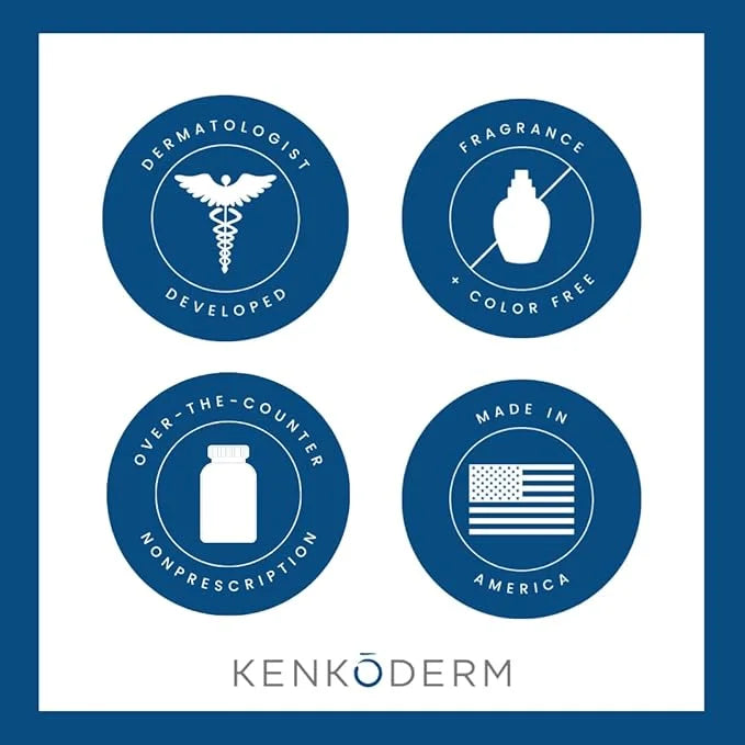 Kenkoderm Multivitamin for Psoriasis, Skin Care 120 Capsules 3, Vitamin 60 Day