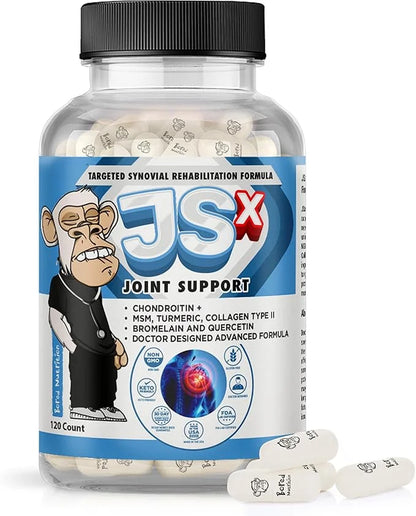 JSX Joint Support Supplement with Vegan 120 Capsules