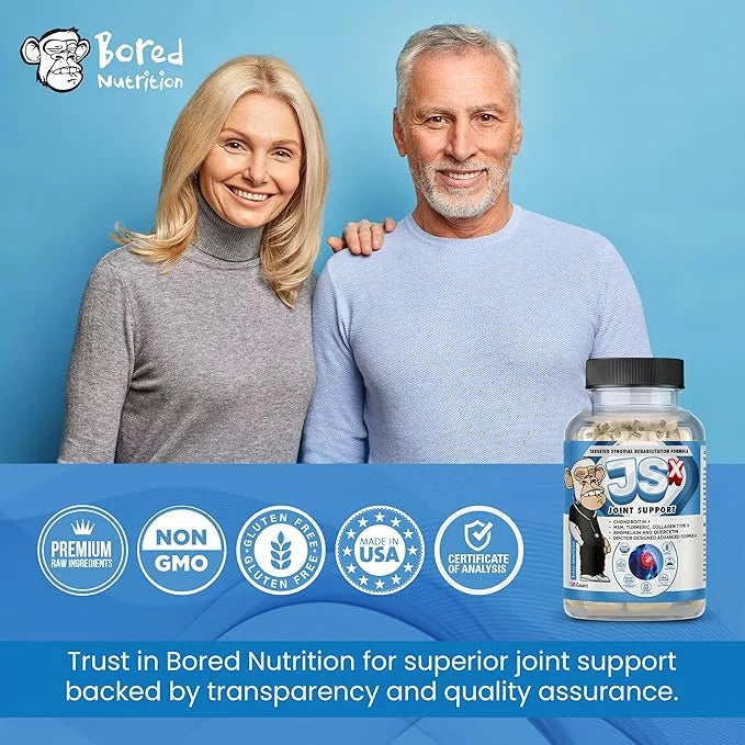 JSX Joint Support Supplement with Vegan 120 Capsules