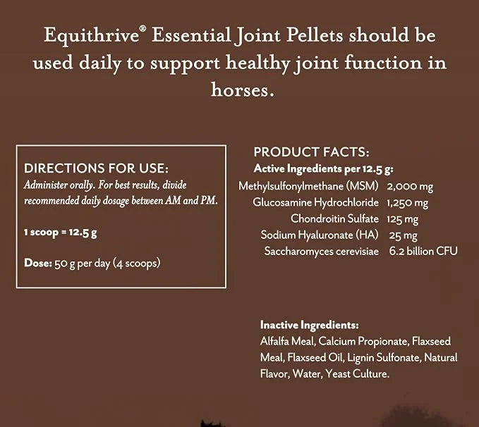 Equithrive Classic Joint Supplement Pellets 10 lbs