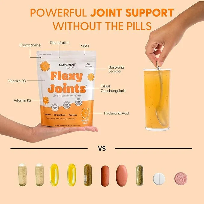 Flexy Joints - Complete Joint Support D3, K2 K2 - 60 Servings