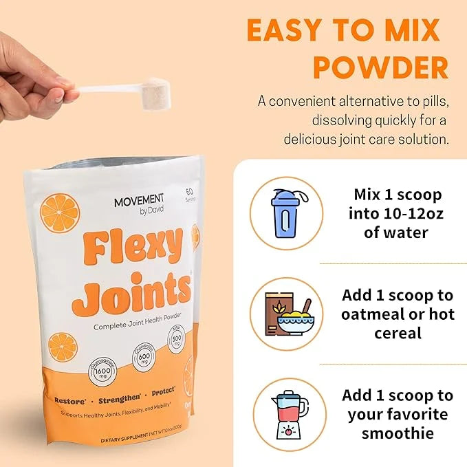 Flexy Joints - Complete Joint Support D3, K2 K2 - 60 Servings