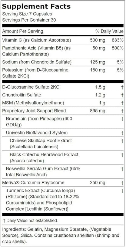Lindberg Ultra Joint Support Supplement 210 Capsules