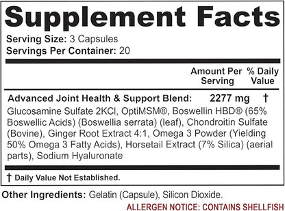 (3 Bottles) Maximum Strength Joint Health 60ct Each