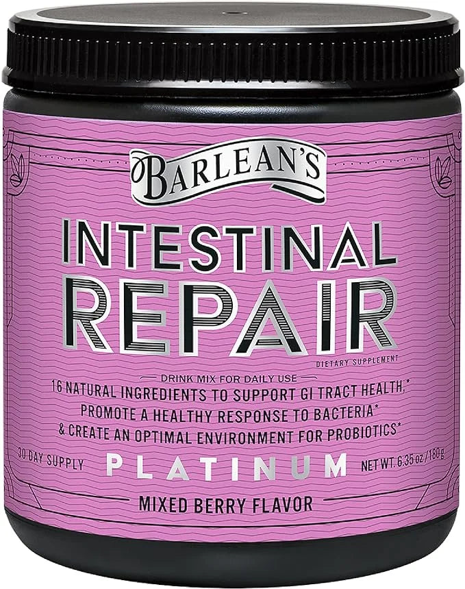 Barlean’s Intestinal Repair Gut Health Powder 16 Digestive 6.35 oz