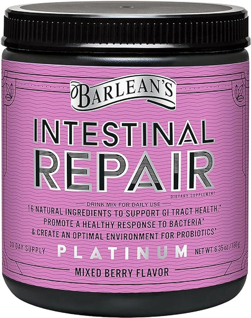 Barlean’s Intestinal Repair Gut Health Powder 16 Digestive 6.35 oz