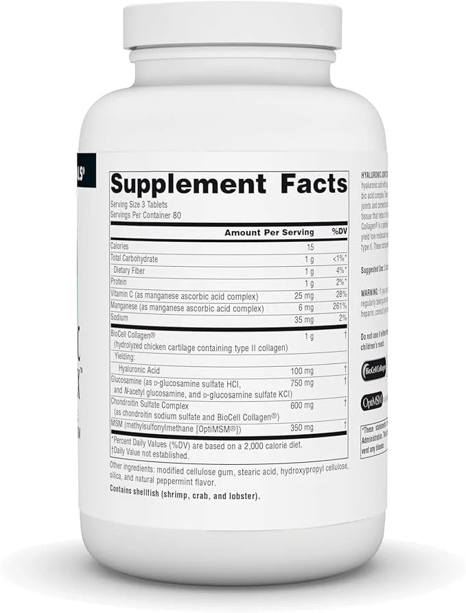 Source Naturals Hyaluronic Joint Complex 240 Tablets