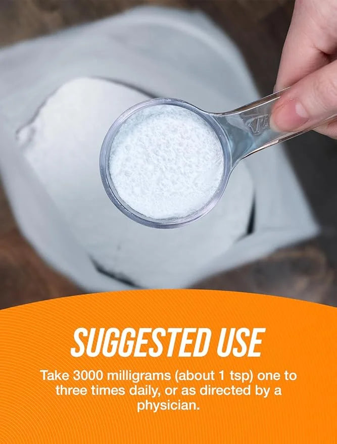 BulkSupplements.com MSM Powder 3000mg - 3000mg per 500g (1.1 (1.1 lbs) 1)