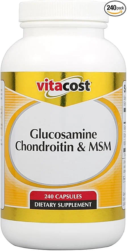 Vitacost Glucosamine Chondroitin& MSM 240 Capsules