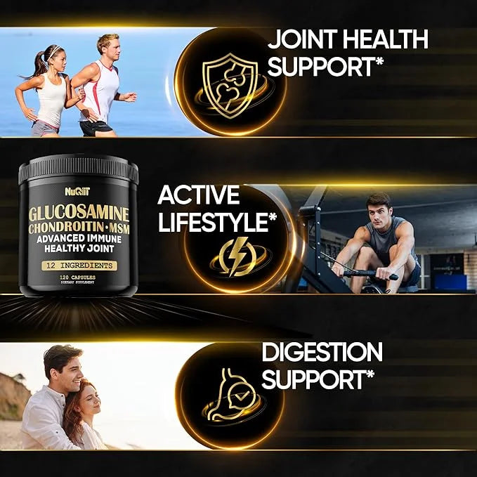 Glucosamine Chondroitin MSM with Immune & 2000mg - 120 Capsules