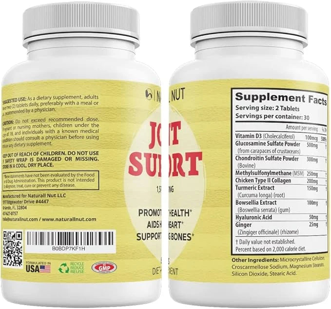 High Potency Joint Support Formulation, Antioxidant 60 Tablets