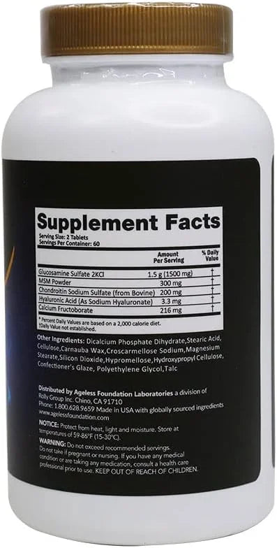 Ageless UltraFlex Gold Joint Health 120 Count