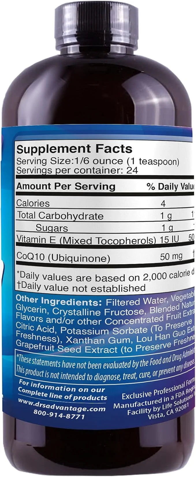 Drs Advantage - Liquid CoQ10 4oz