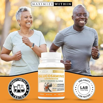 Glucosamine Chondroitin with Turmeric & MSM 60 Veggie