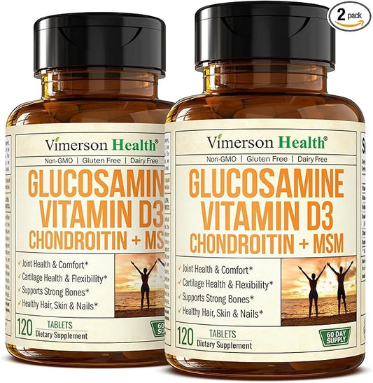 Glucosamine Chondroitin with Vitamin D3, Boswellia, 2 Pack