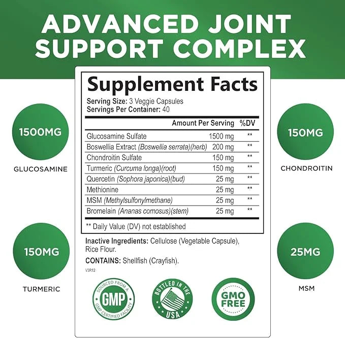 Glucosamine Chondroitin MSM Complex 120 Capsules