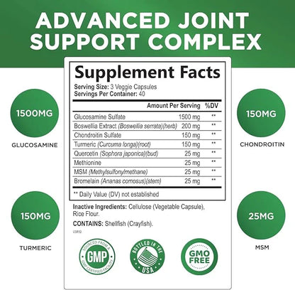 Glucosamine Chondroitin MSM Complex 120 Capsules